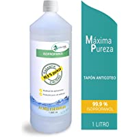 Los mejores  - Ecosoluciones Químicas - 1 litro | Alcohol Isopropílico 99-9% Alta pureza IPA | Limpieza componentes electrónicos…
